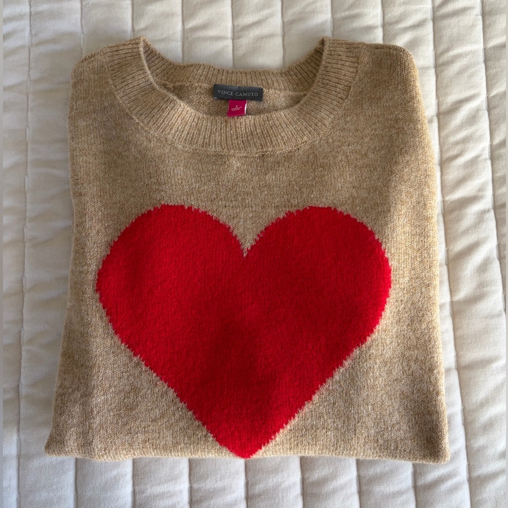 Vince Camuto Camel Knit Pullover